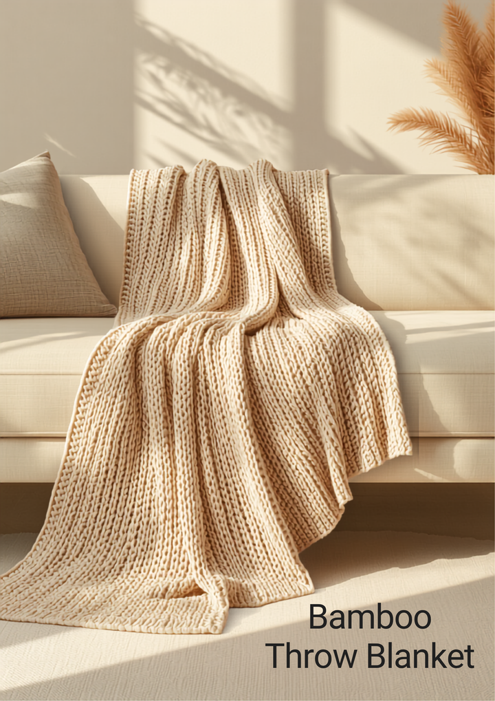 OASISÉ Bamboo Throw Blanket